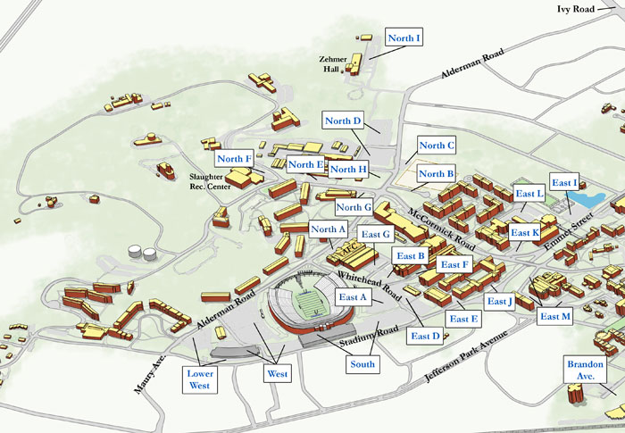 overview parking map