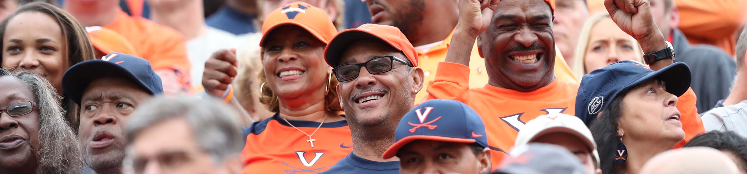 fans in the stands