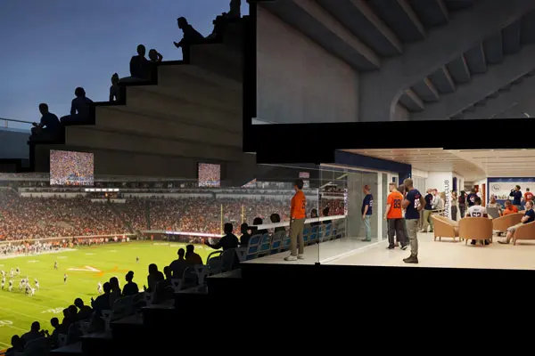 scott-suites's box seating area