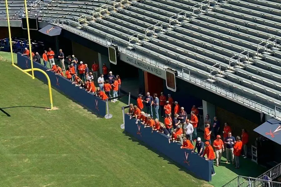 South Lawn Club field-level area